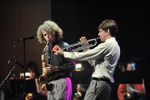 Jazz Small Group performs on stage