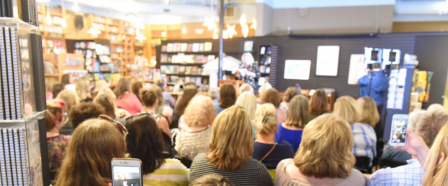 A book signing at Parnassus Books