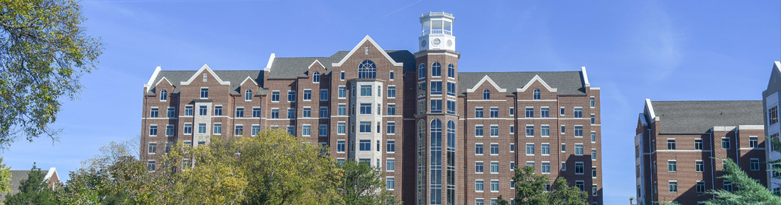 Exterior view of Tall Hall