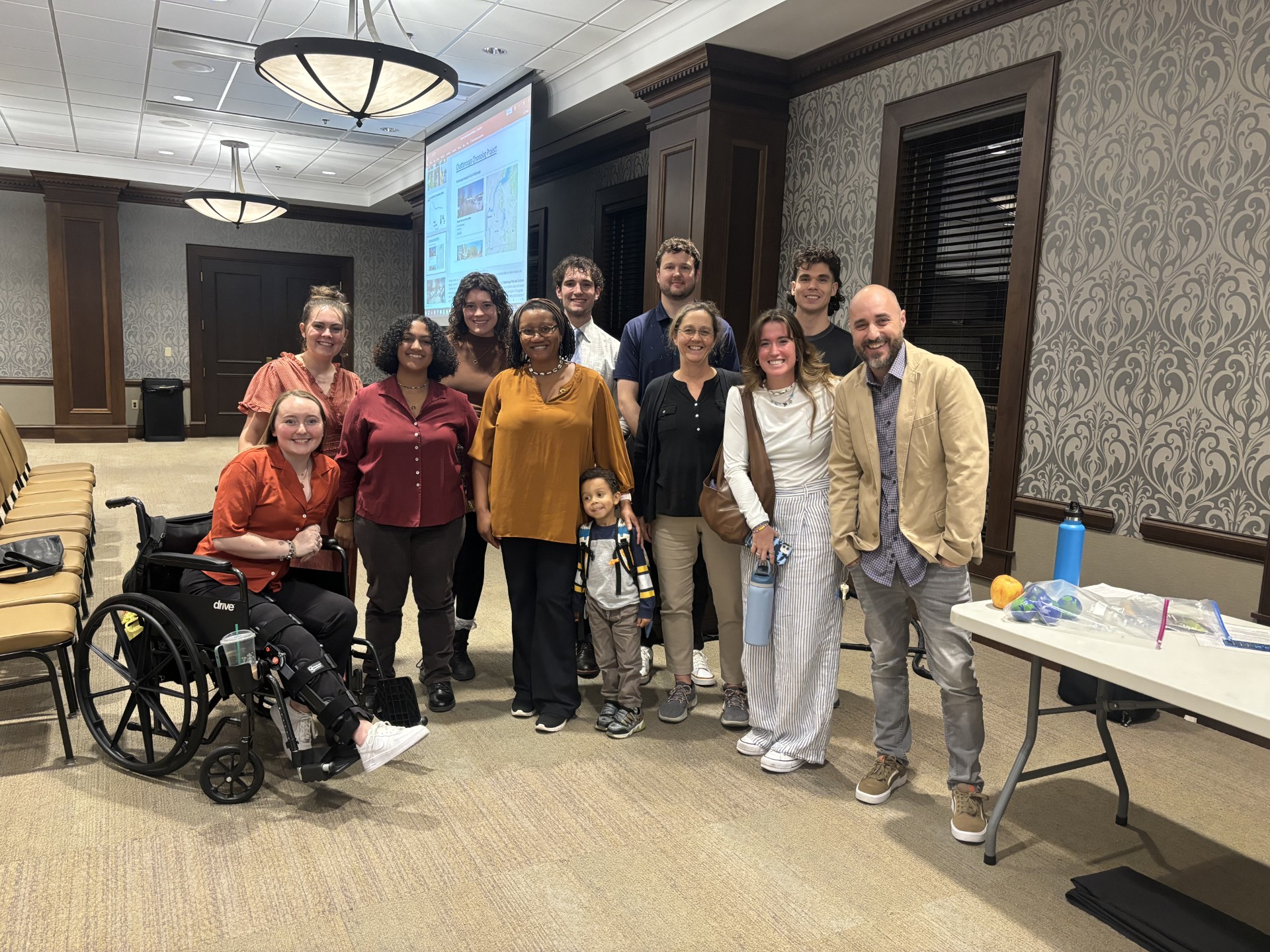 SURS Speaker, Dr. Beasley, with Biology hosts