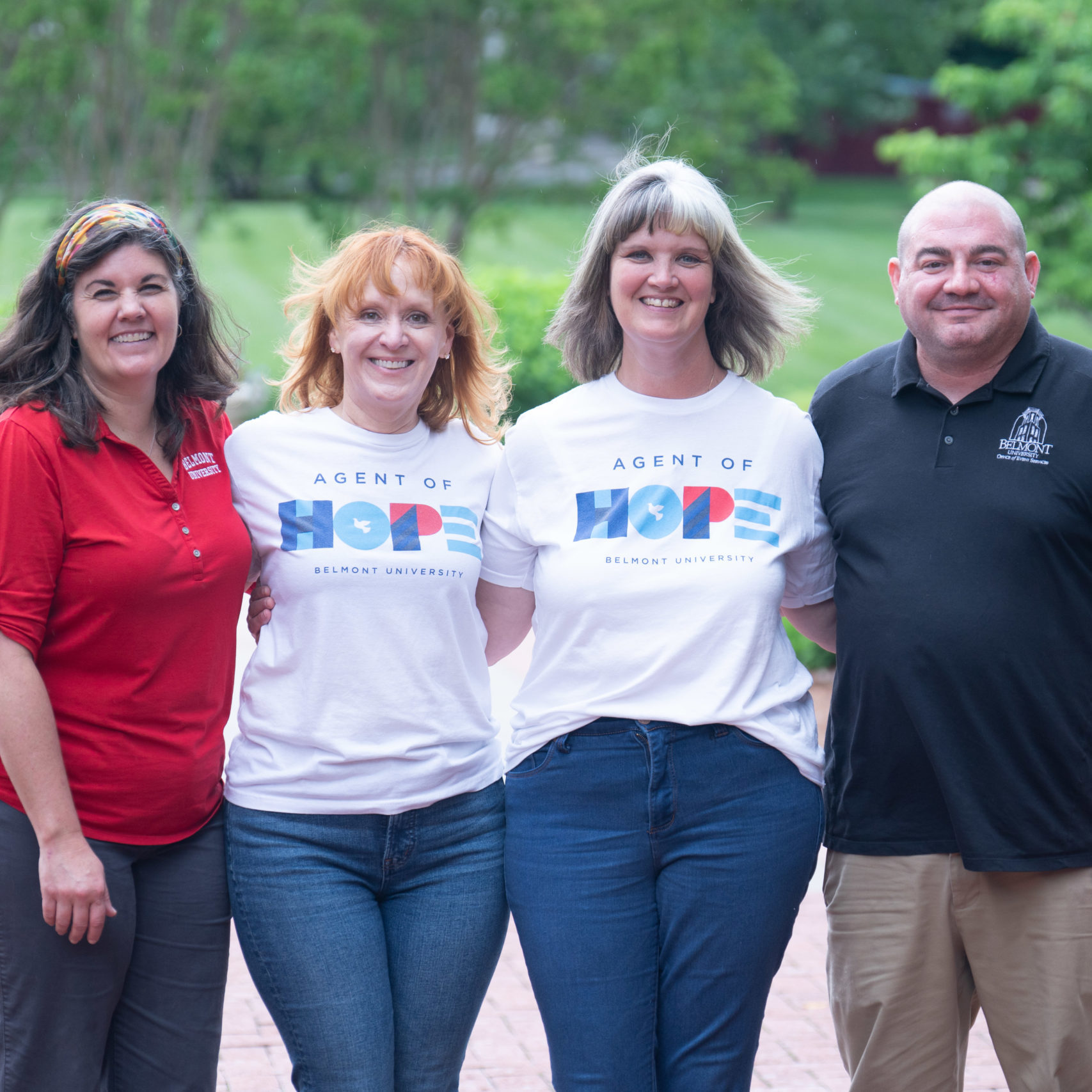 Agents of Hope 2023: From left to right - Katherine Cornelius, Arlie Paris, Misty Wellman, Matt Rollins. Not pictured: Leigh Hitchcock Photo by Sam Simpkins