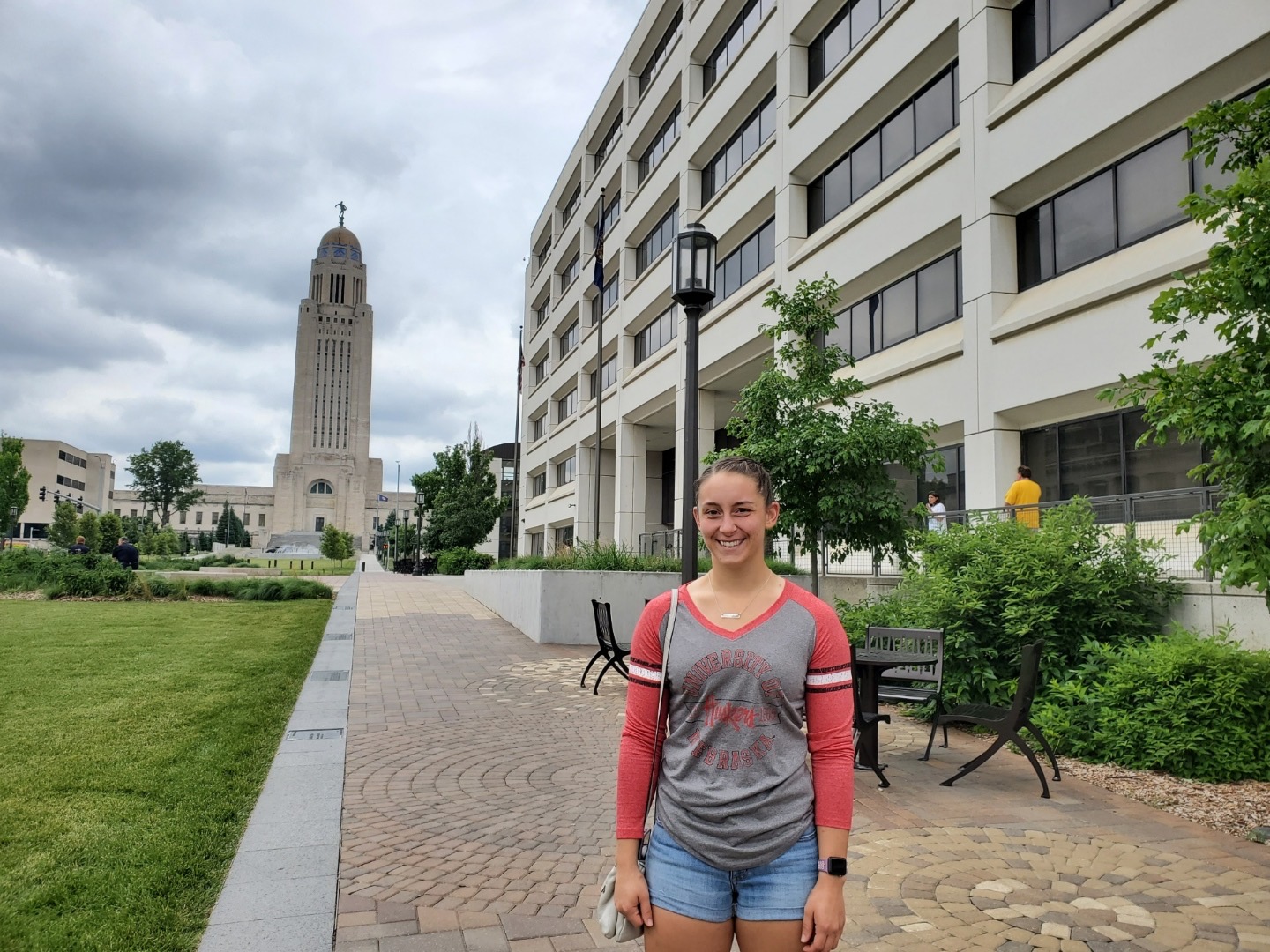 Smith at the Nebraska State Capitol