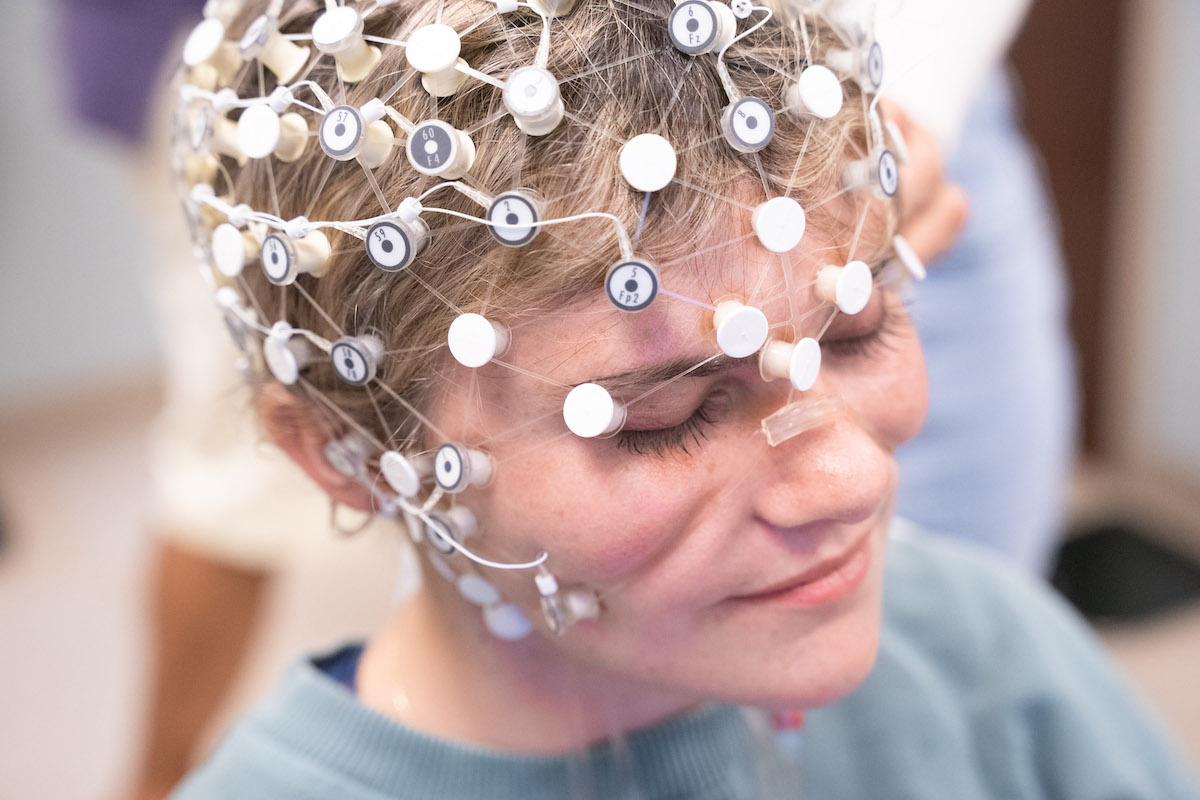 students in psych lab