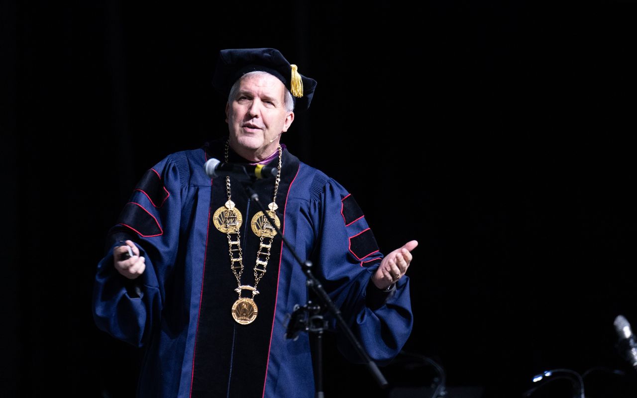 Greg Jones at 2024 Opening Convocation at Belmont