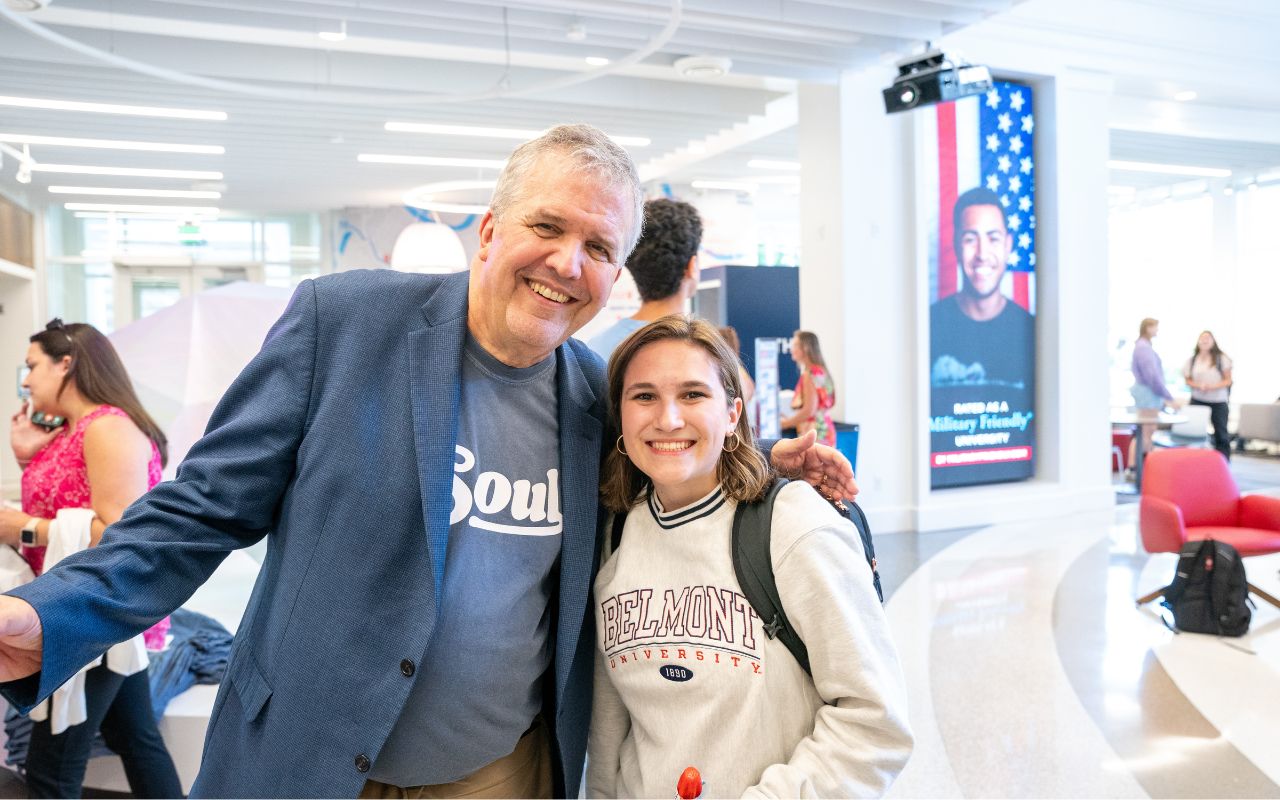 Greg Jones and Susan Jones and a student at Popsicles with President Pop-Pop