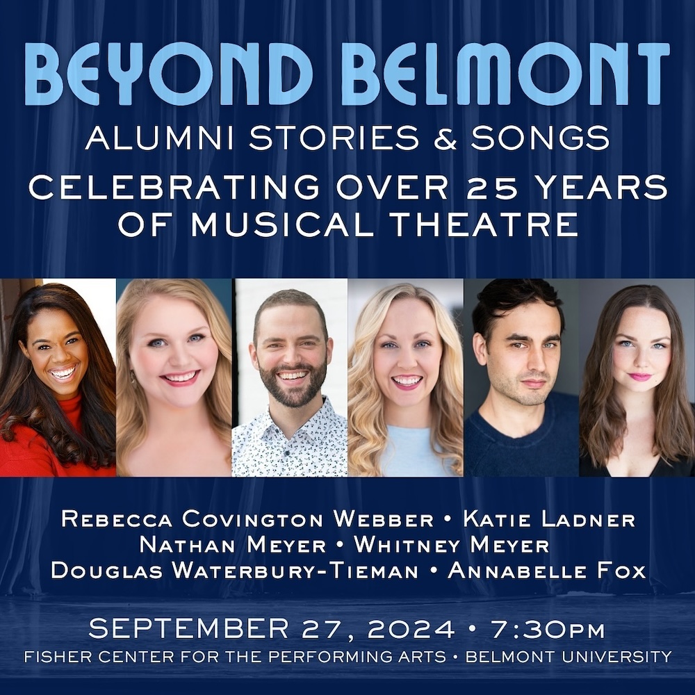 flyer advertising the beyond belmont concert