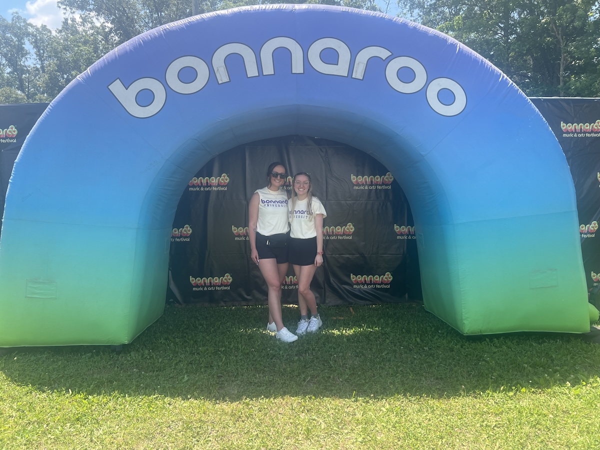 Students at Bonnaroo