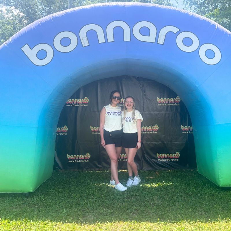 Students at Bonnaroo