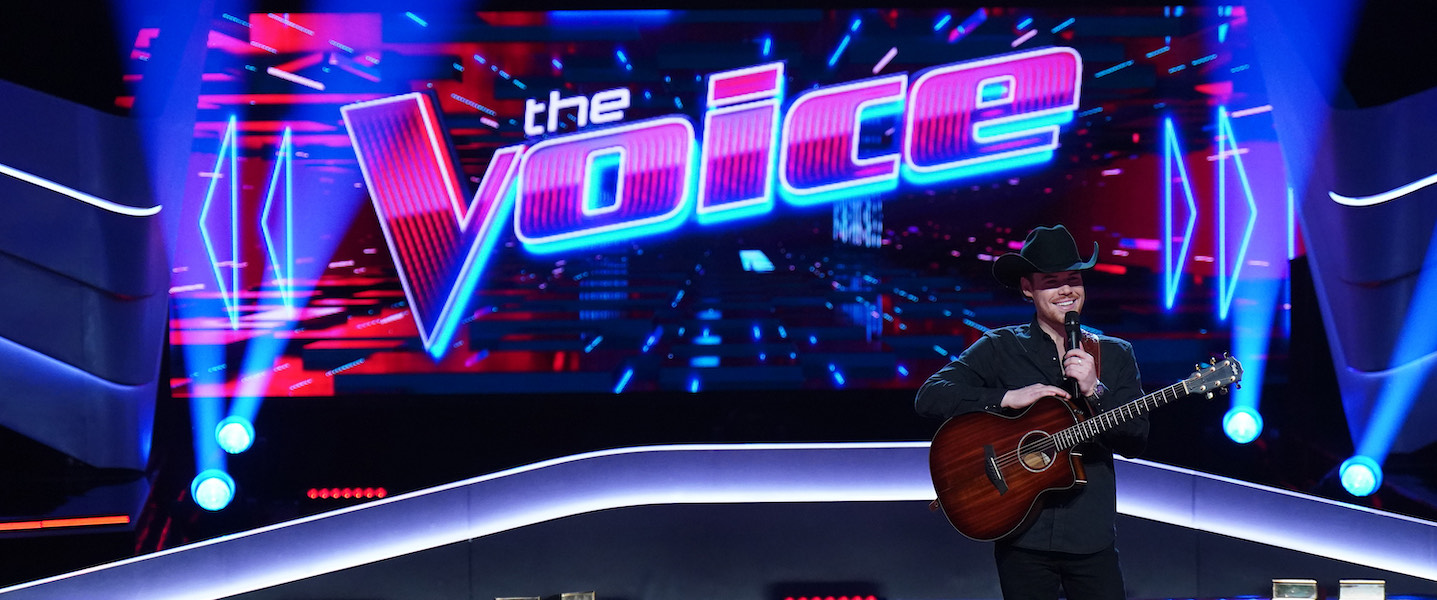 Tate Renner on "The Voice" stage