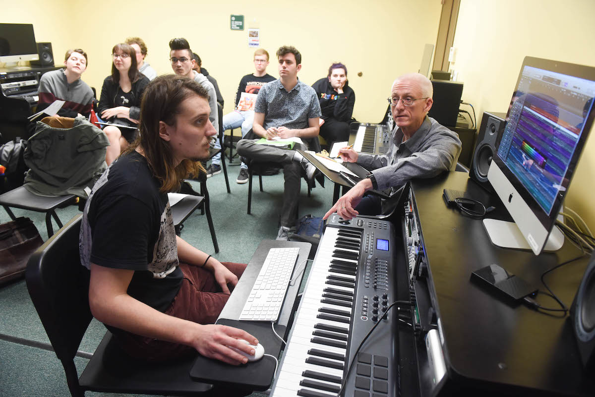 music technology classroom