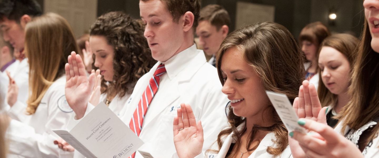 Students take oath at white coat ceremony