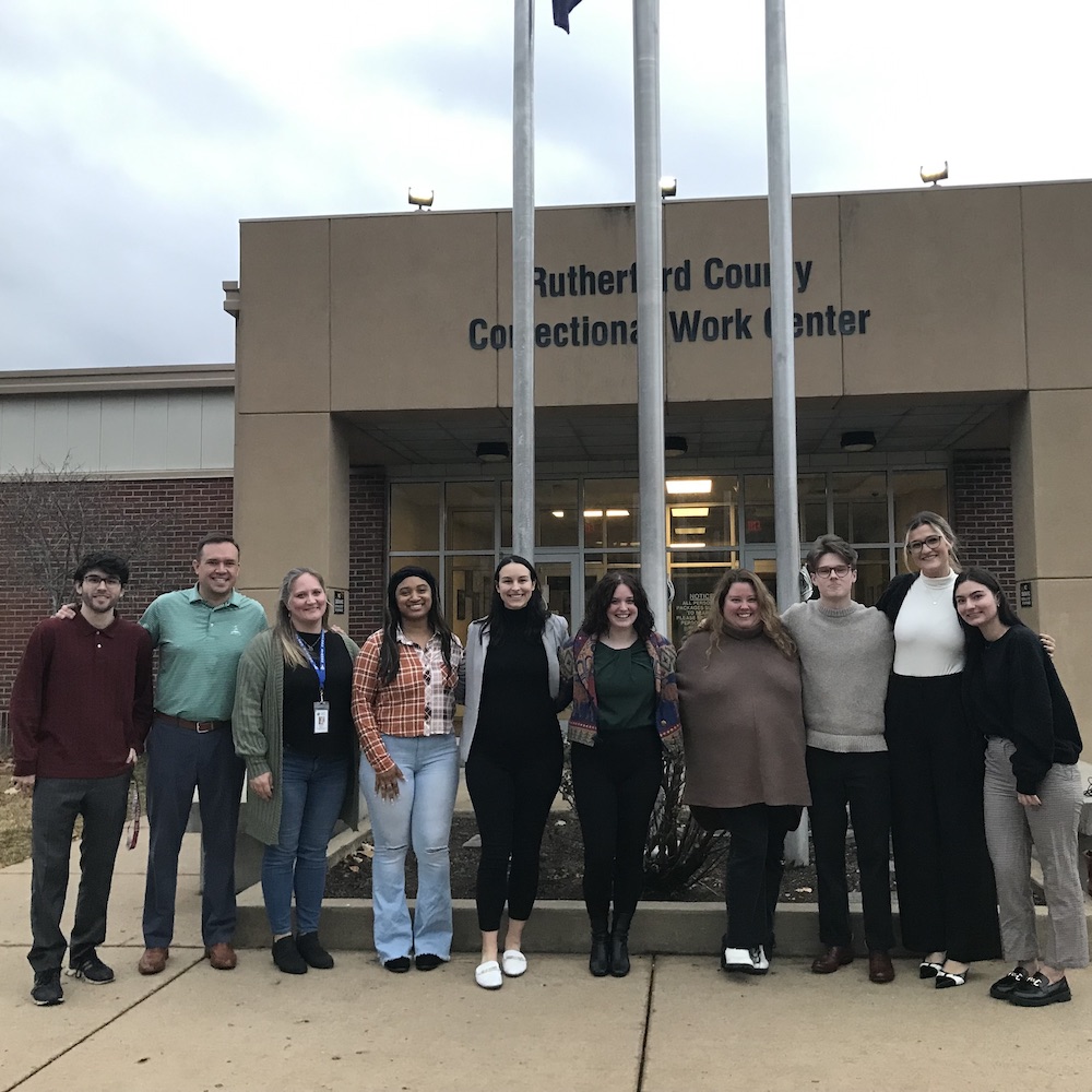 Law students at the legal services clinic