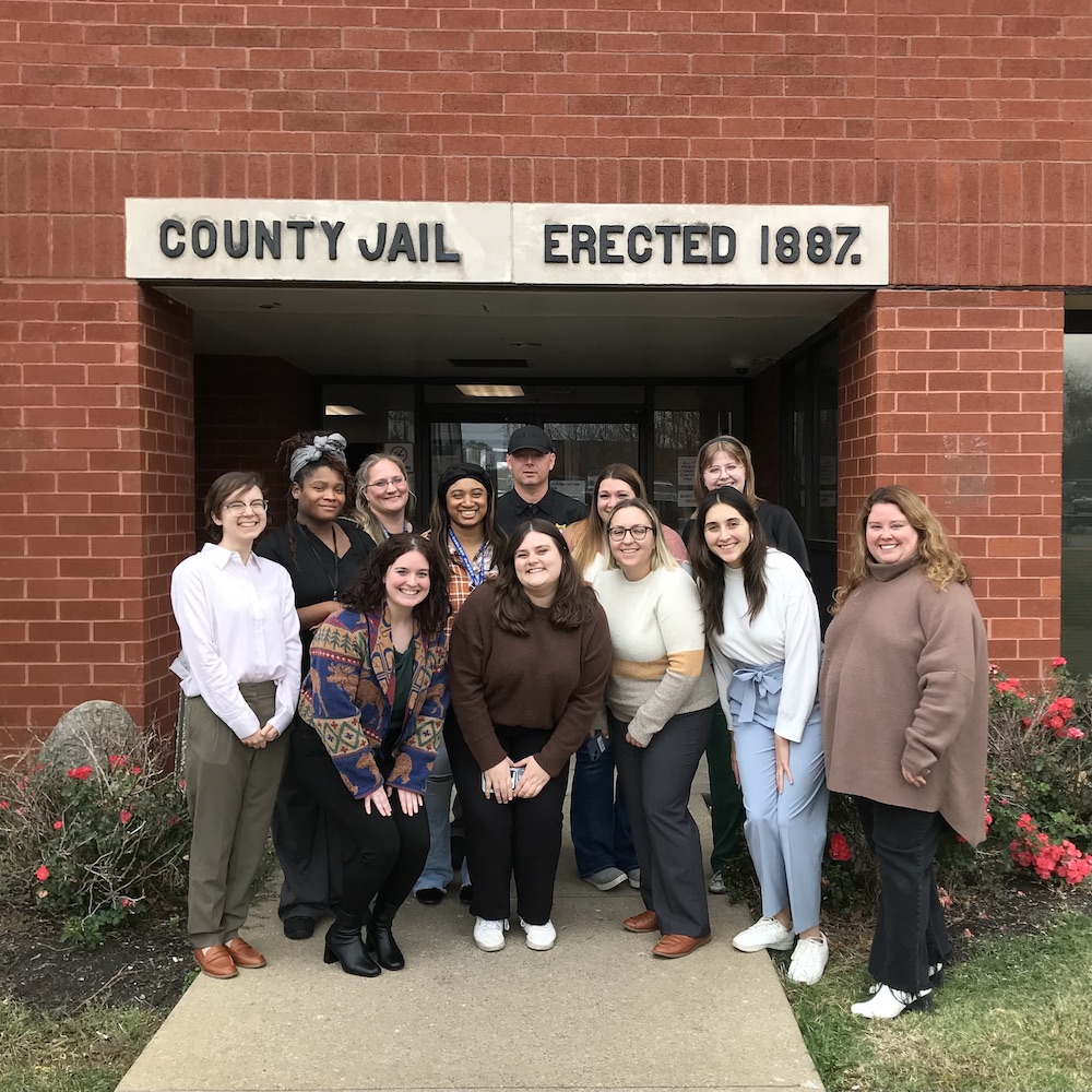 Law students at the legal services clinic