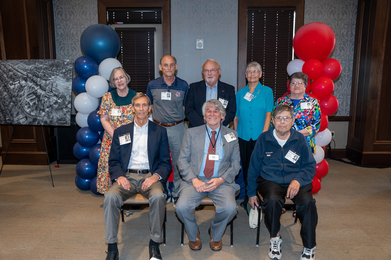 Group photo of class of 1974 inductees