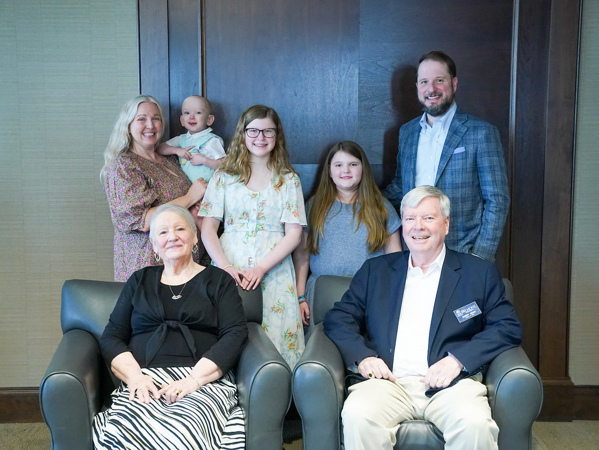 Gregg and his family at faculty awards