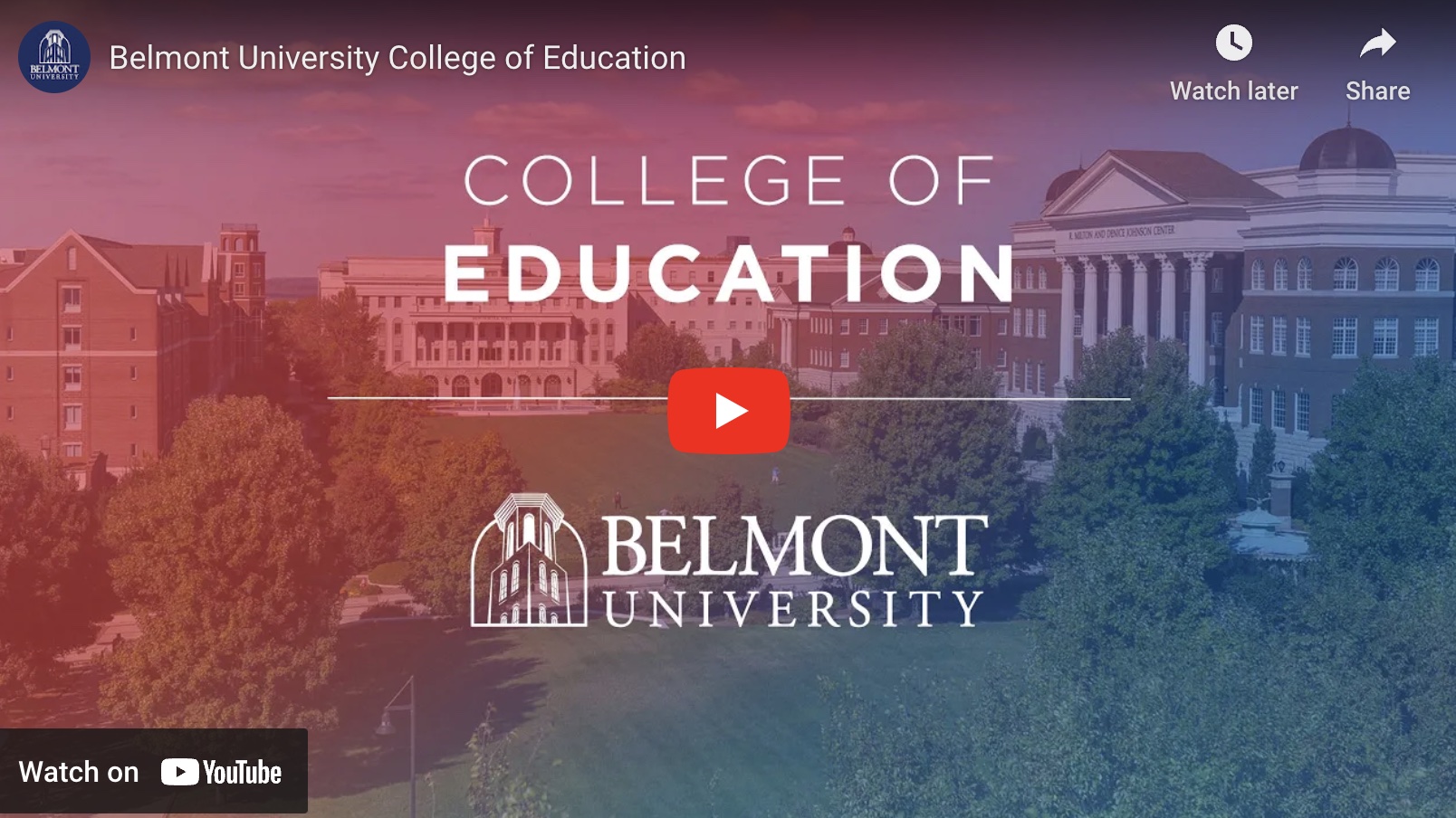 College of Education video