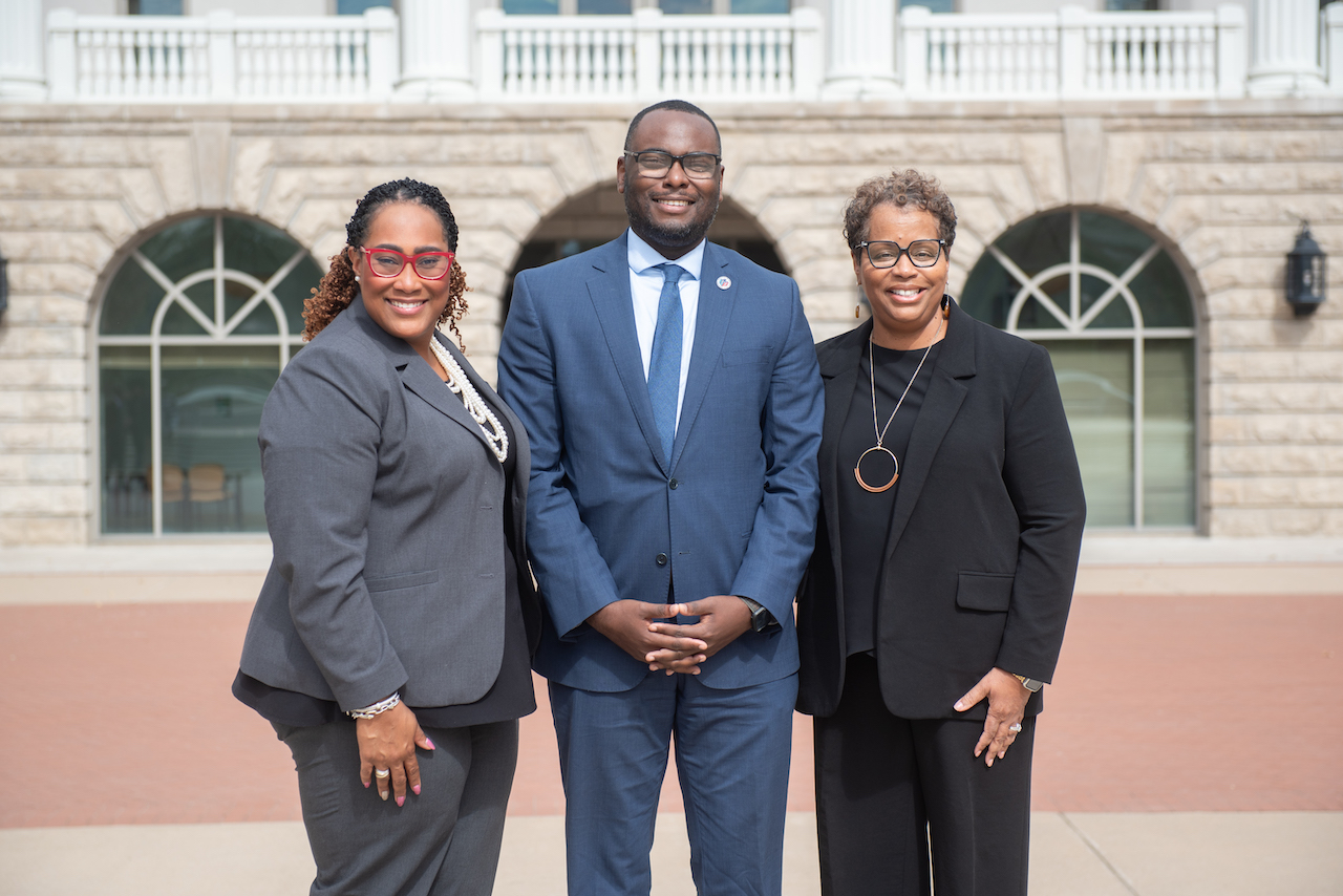 Carshonda Martin, Dr. D'Angelo Taylor and Dr. Susan West