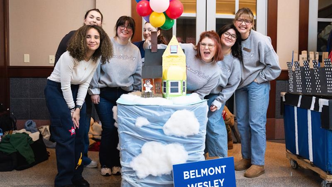 student organization parade float