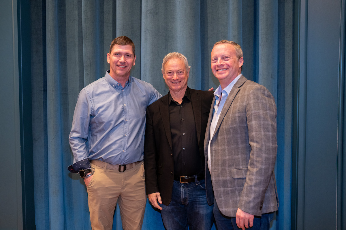 Chris MacKay, Gary Sinise and  Jake Rademacher