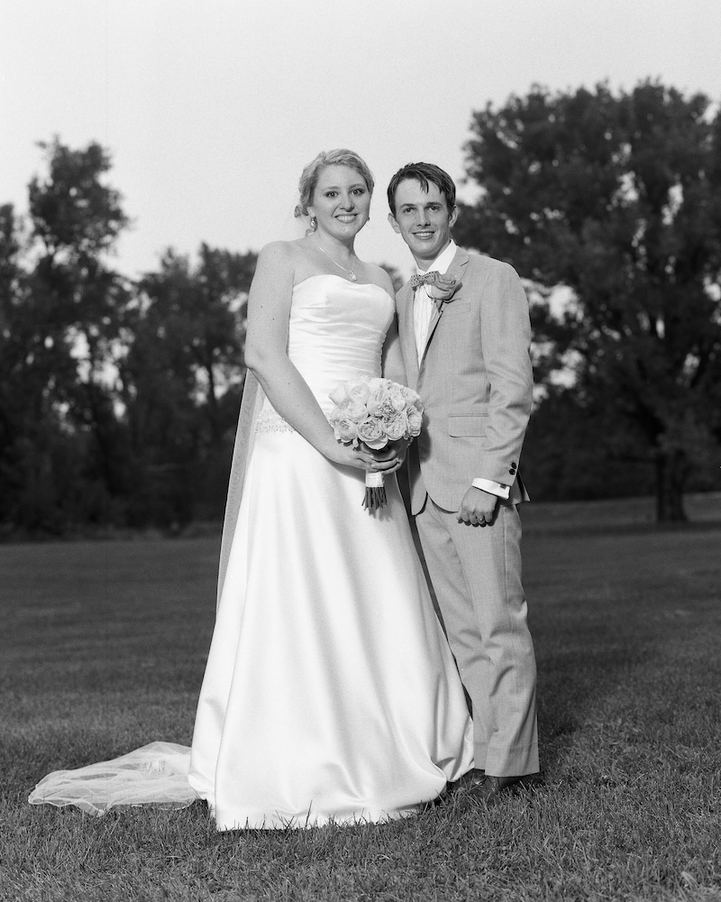 Kati and Nick Bumgardner on their wedding day