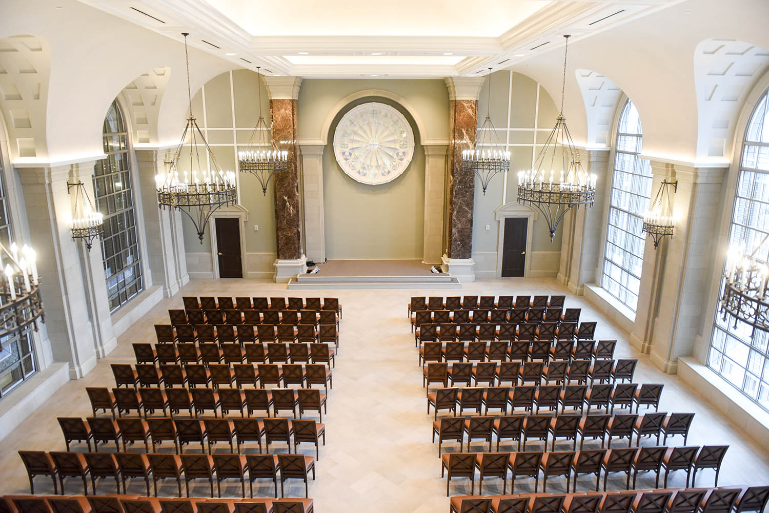 Herbert C Gabhart empty chapel during the day