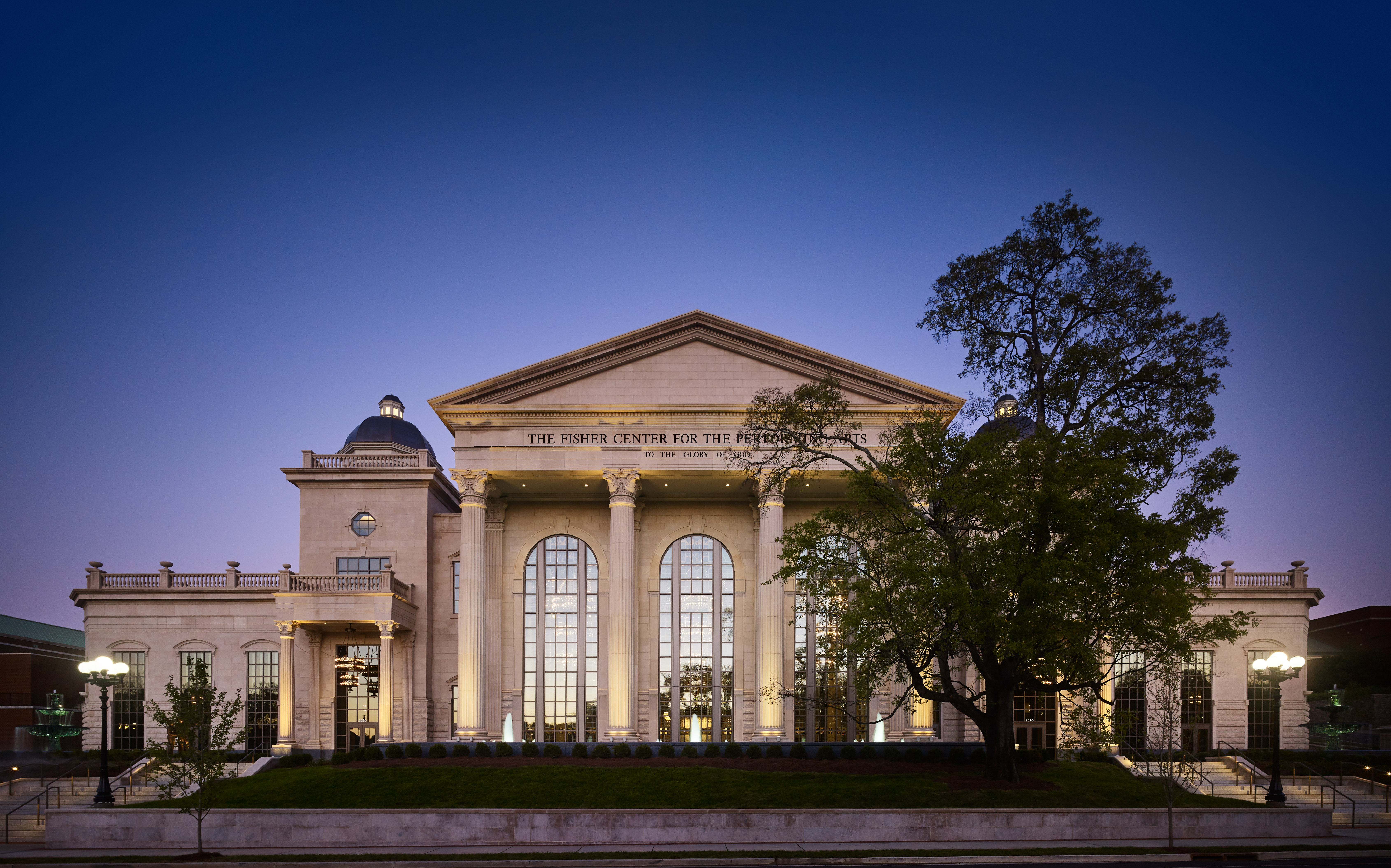 The Fisher Center exterior shot